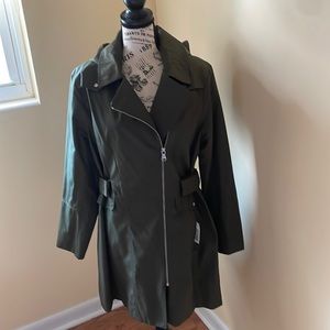 NWT Vince Camaro Green Trench Coat